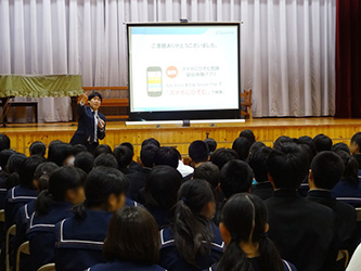 12月18日（金）神栖市立波崎第二中学校様にて（1）